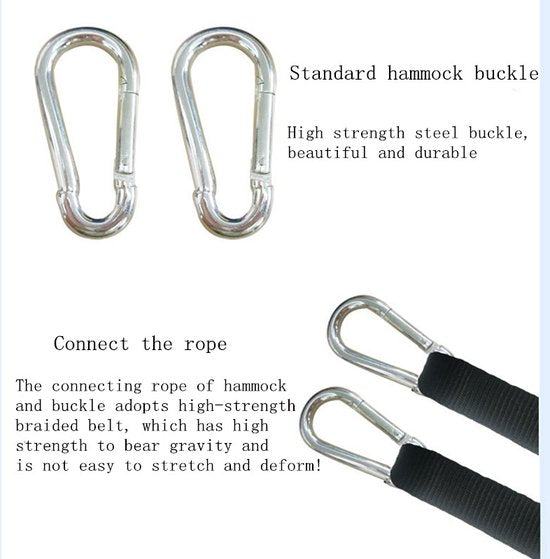 Hangmat met Klamboe 260x140cm - Ultralicht Legergroen