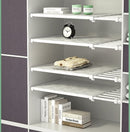 Verstelbaar opbergrek met uitschuifbare separator, kledingka