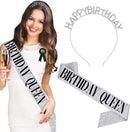 Merkloos Tiara-Sjerp 'Birthday Queen' Zilver
