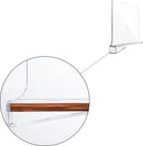 Plankverdeler 4 stuks transparant - Kledingkast & Boeken