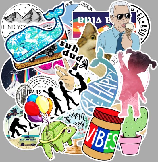 103 Graffiti Stickers - Waterdichte Stickers voor Laptop en