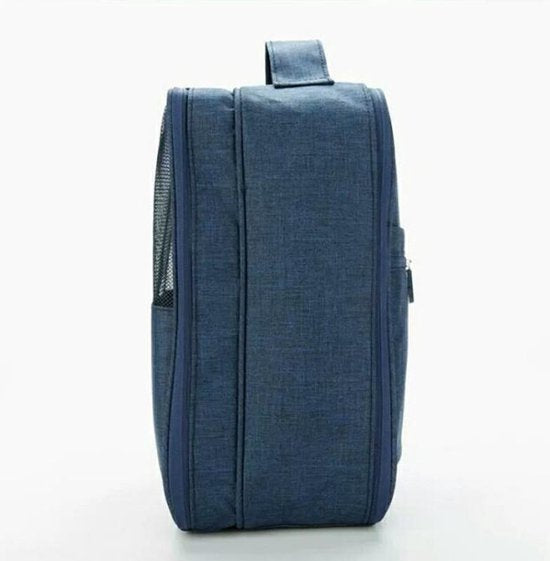 TDR - schoenen opbergtas - multifunctionele - draagbare opslag - schoenentas -Geschikt tot schoenmaat 45.5 -Marineblauw
