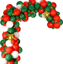 131-delige Kerst Ballonnenboog - Rood en Groen Decoratie