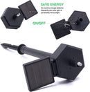 Xtraworks -sneeuwuil zonne-gazon licht wit-sneeuwuil tuinlamp-Sfeerlicht buiten solar - Tuindecoratie verlichting