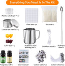 Zelfgemaakte aromatherapie-kaarsenset