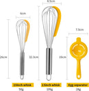 TDR RVS 3-delige gardeset met eiwitscheider