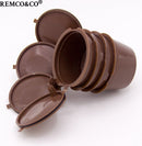 Hervulbare koffiecapsulefilter 4 stuks voor Dolce Gusto