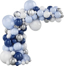 111-Delige Ballonnenboog - Wit & Blauw - Ideaal voor Verjaardagen, Jubilea, Grand Openingen & Baby Showers - Feestdecoratie Set