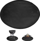 Tuin vloermat 36 inch - Bescherming onder barbecue - Zwart