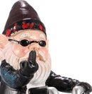 Tuinkabouter motorfiets dwerg - waterdicht tuindecoratie - grappige motorcadeaus - balkondecoratie