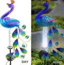 Xtraworks- Solar lamp Pauw met regenmeter -IP44- tuinverlich