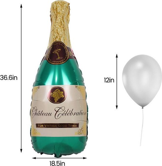 32-delige champagne ballonnenset voor feestdecoratie