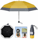 TDR Opvouwbare Windproof Paraplu UV-SPF 50+ Geel