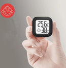 Mini Digitale Hygrometer en Weerstation - Zwart