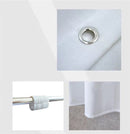 Waterdicht douchegordijn met kiezelsteenpatroon - Luxe uitstraling, Uitstekende waterbestendigheid, Eenvoudig te installeren 180*200CM-wit