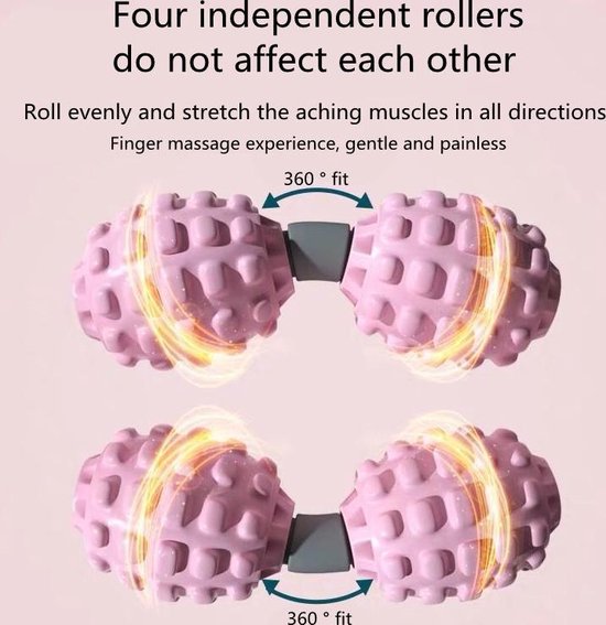 Fitness & Massage Set - Multifunctionele Klem & Rollers