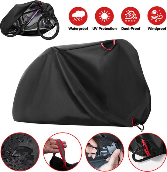 Fietsenhoes 210D Oxford - Waterdicht & Stofbestendig 180x60c
