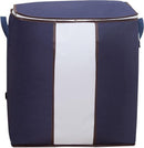 Merkloos 4x Oxford-stof opbergtas 46x28x48 Marineblauw