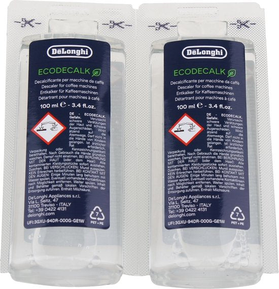 De'Longhi EcoDecalk Mini DLSC200 - Ontkalker 2x100ml