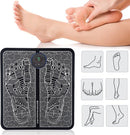 Voetverlichting op Een Nieuw Niveau: De Voetmassage Mat met Innovatieve EMS-Technologie - 6 Massagestanden & 9 Intensiteiten - Draadloos & USB-oplaadbaar