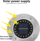 LED Buitenverlichting - 4 Spots met Lichtsensor - Warm Wit