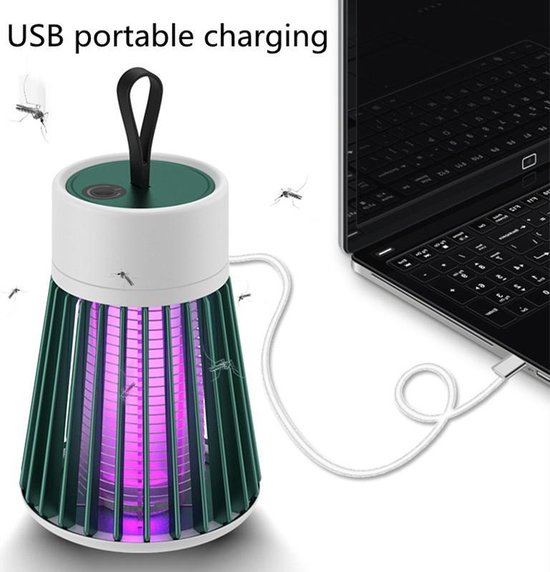 Draagbare UV Muggenlamp - Geruisloos en Groen
