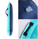 Opblaasbaar surfplank draagbaar bodyboard meerblauw 60x80