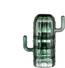 Cactus Drinkglazen Donkergroen 4 Stuks - Vaatwasserbestendig