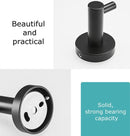 Ponsvrije 304 RVS Haak - Geborsteld Zwart voor Badjas