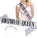 Merkloos Tiara-Sjerp 'Birthday Queen' Zilver