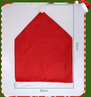 4stuks Kerst Stoelhoes in de Vorm van een Kerstmuts – Feeste