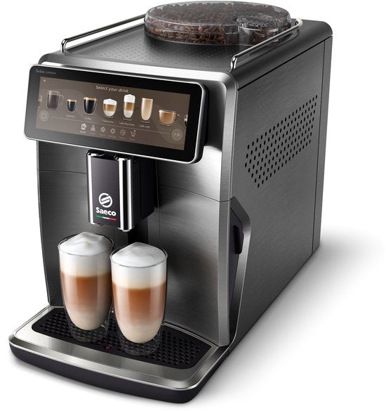 Saeco Xelsis Suprema SM8889/00 - Espressomachine - 22 Soorten Warme Drankjes - Zilver - + AquaClean Filter