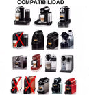 5 delige Herbruikbare RVS Nespresso Capsule Set met Tamper,
