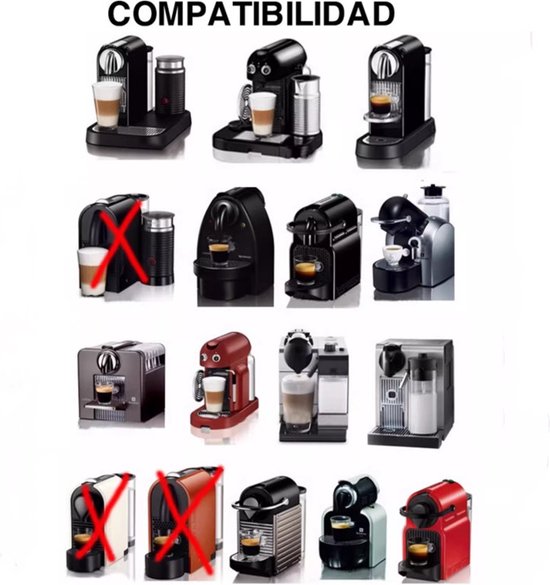 5-delige RVS Nespresso Capsule Set met Tamper en Accessoires