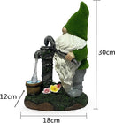 Betoverende Solar Kabouter met Waterpomp - Weerbestendige Tu