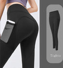 Fitness broek - Sportlegging - Yoga Broek - Yogalegging - Dames - Zwart M