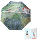 Opvouwbaar paraplu - Zonbescherming Anti-Uv UPF50 + -Windproof- Stevig paraplu - Automatisch -Van Gogh