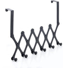 RVS Deurhaak /Kapstok met 6 haken- Deurhanger Kapstok -voor Handdoek en Kleding-zwart