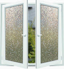 Statische lijmvrije glasfolie 3D schaal-Anti inkijk-Zelfklevend-Zonwerend- Schub - 90x200CM