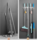 Unikorf 2 stuks RVS Bezem-/Mophouder - Zelfklevend