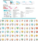 220delig- Luxe Cake & Taart Decoratie Set - 220-delig - Bakspullen - Taartversiering - Incl. Spuitzak Met Spuitmondjes Set – Taartplateau – Cupcake Vormpjes – Paletmes – Taartzaag – Cupcake Decoratie – Bakset