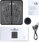 Voetverlichting op Een Nieuw Niveau: De Voetmassage Mat met Innovatieve EMS-Technologie - 6 Massagestanden & 9 Intensiteiten - Draadloos & USB-oplaadbaar