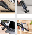 Compacte Krachtpatser - Multifunctionele Mini Stofzuiger Incl. 3 Opzetstukken, USB Oplaadbaar, voor Auto, Laptop & Meer - Afmetingen 25,5x17x7,5 cm