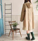 Opvouwbare waterdichte regenjas met draagtas - Kaki