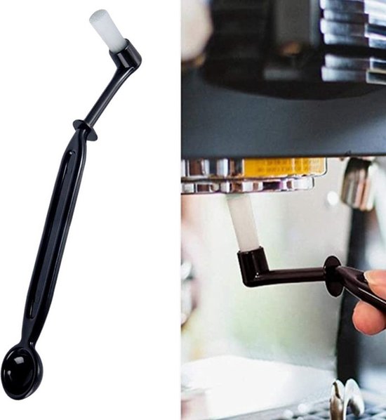 Unikorf 5-delig koffiemachine set: nylon/houten borstels