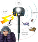 TDR - Ongedierte Bestrijder - Ultrasone - Steenmarters /Vogels / Ratten / Muizen / Katten- Opladen met zonne-energie - donkergroen