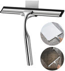 RVS Douchewisser 25 cm – Magnetische Houder | Zonder Boren | Strepenvrij Glas & Tegels