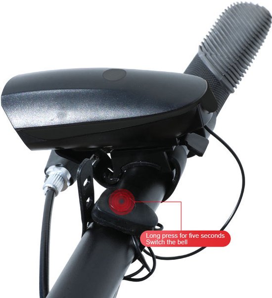 Xtraworks-Waterdichte Fietsverlichting-Koplamp- Voor alle fietsen- Zwart (USB Opladen)