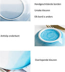 TDR - 4 handgeverfde porseleinen kommen - ⌀ 11,43CM