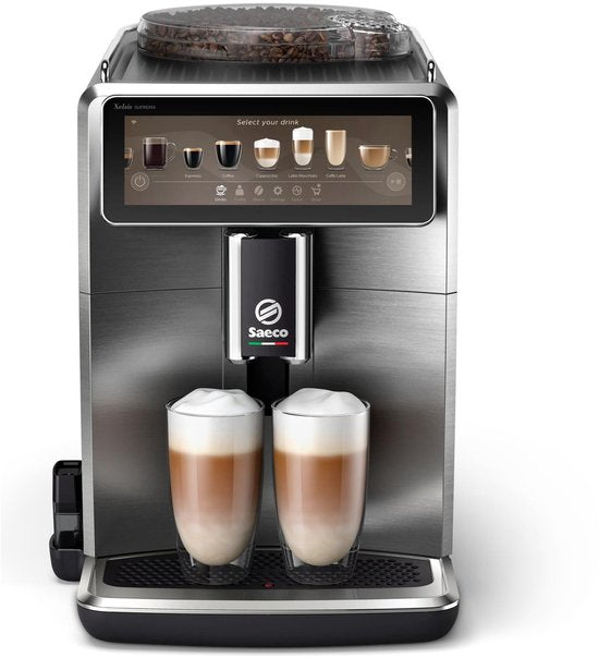 Saeco Xelsis Suprema SM8889/00 - Espressomachine - 22 Soorten Warme Drankjes - Zilver - + AquaClean Filter